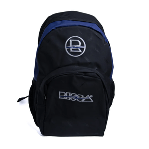 Mochila Escolar 9077 Preto com Azul - Risca